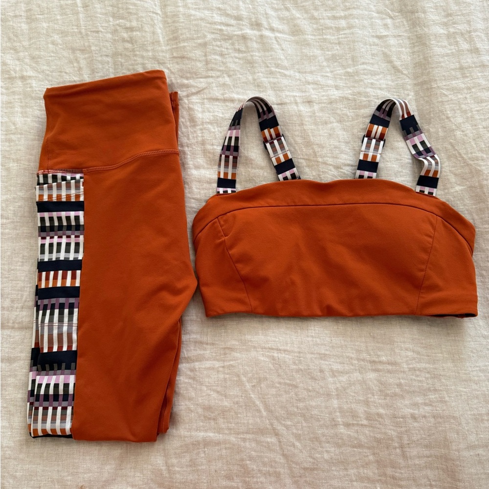 Prana Matching Leggings and Sports Bra Set
